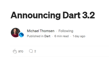 Announcing Dart 3.2[日本語訳]