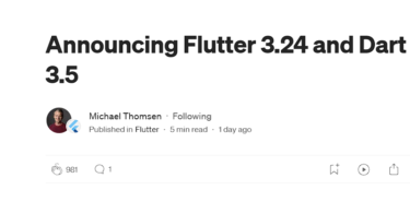 Announcing Flutter 3.24 and Dart 3.5【日本語訳】