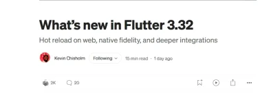 What’s new in Flutter 3.32【日本語訳】