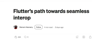 Flutterのシームレスな相互運用性への道【翻訳】