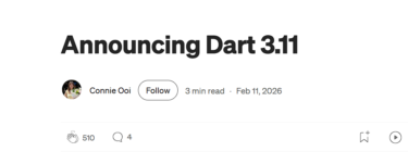 Announcing Dart 3.11【日本語訳】
