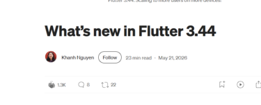 What’s new in Flutter 3.44【日本語訳】